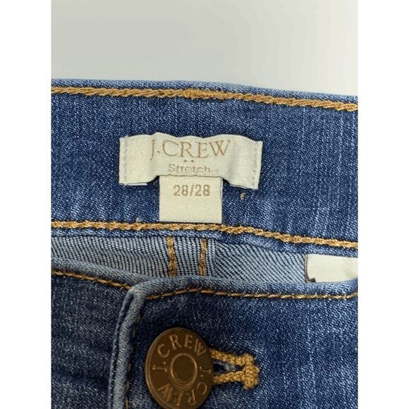 J. Crew Women’s Stretch  Skinny Jeans Denim Medium Wash Blue Size 28X28 - Picture 8 of 8